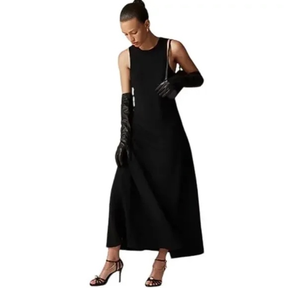 J. Crew Dresses & Skirts - J.Crew NWT Long A-line Dress in Drapey Crepe